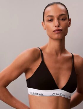 Icon Bralette triangolare in cotone e Modal con leggera fodera