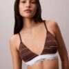 Icon Bralette triangolare in cotone e Modal con leggera fodera