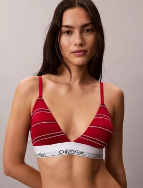 Icon Bralette triangolare in cotone e Modal con leggera fodera