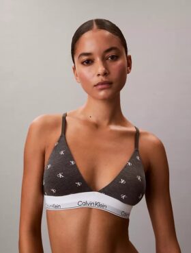Icon Bralette triangolare in cotone e Modal con leggera fodera
