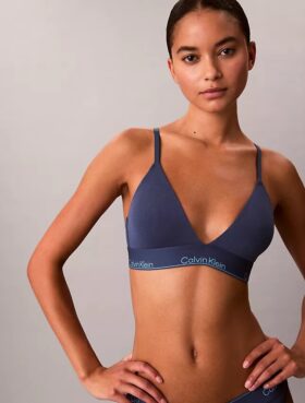 Icon Bralette triangolare in cotone e Modal con leggera fodera