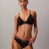 Icon Bralette triangolare in cotone e Modal con leggera fodera