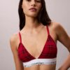 Icon Bralette triangolare in cotone e Modal con leggera fodera