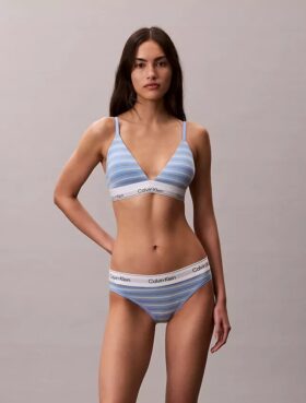 Icon Bralette triangolare in cotone e Modal con leggera fodera