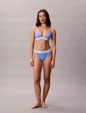 Icon Bralette triangolare in cotone e Modal con leggera fodera