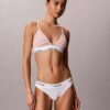 Icon Bralette triangolare in cotone e Modal con leggera fodera