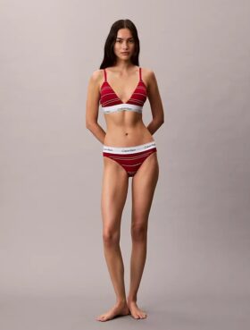 Icon Bralette triangolare in cotone e Modal con leggera fodera
