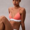 Icon Bralette triangolare in cotone e Modal con leggera fodera