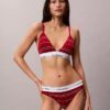Icon Bralette triangolare in cotone e Modal con leggera fodera