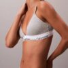 Icon Bralette triangolare in cotone e Modal con leggera fodera