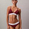 Icon Bralette triangolare in cotone e Modal con leggera fodera
