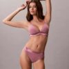 Icon Bralette triangolare in cotone e Modal metallizzato, leggermente foderata