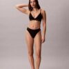Icon Bralette triangolare in cotone e Modal metallizzato, leggermente foderata