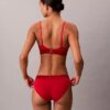 Icon Bralette triangolare in cotone e Modal metallizzato, leggermente foderata
