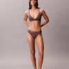 Icon Bralette triangolare in cotone e Modal metallizzato, leggermente foderata