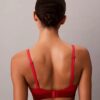 Icon Bralette triangolare in cotone e Modal metallizzato, leggermente foderata