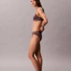 Icon Bralette triangolare in cotone e Modal metallizzato, leggermente foderata