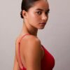 Icon Bralette triangolare in cotone e Modal metallizzato, leggermente foderata