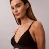 Icon Bralette triangolare in cotone e Modal metallizzato, leggermente foderata