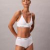 Icon Bralette triangolare in cotone e Modal post-operatoria con leggera fodera