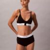 Icon Bralette triangolare in cotone e Modal post-operatoria con leggera fodera