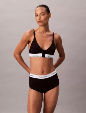 Icon Bralette triangolare in cotone e Modal post-operatoria con leggera fodera