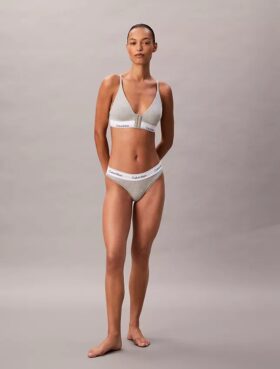 Icon Bralette triangolare in cotone e Modal post-operatoria con leggera fodera