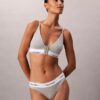 Icon Bralette triangolare in cotone e Modal post-operatoria con leggera fodera