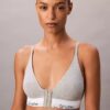 Icon Bralette triangolare in cotone e Modal post-operatoria con leggera fodera