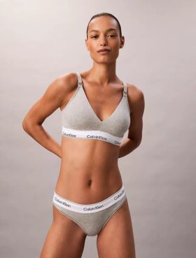 Icon Bralette triangolare premaman in cotone e Modal con leggera fodera
