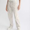 Jeans a gamba dritta con tintura marmorizzata Jeans a gamba dritta con tintura marmorizzata