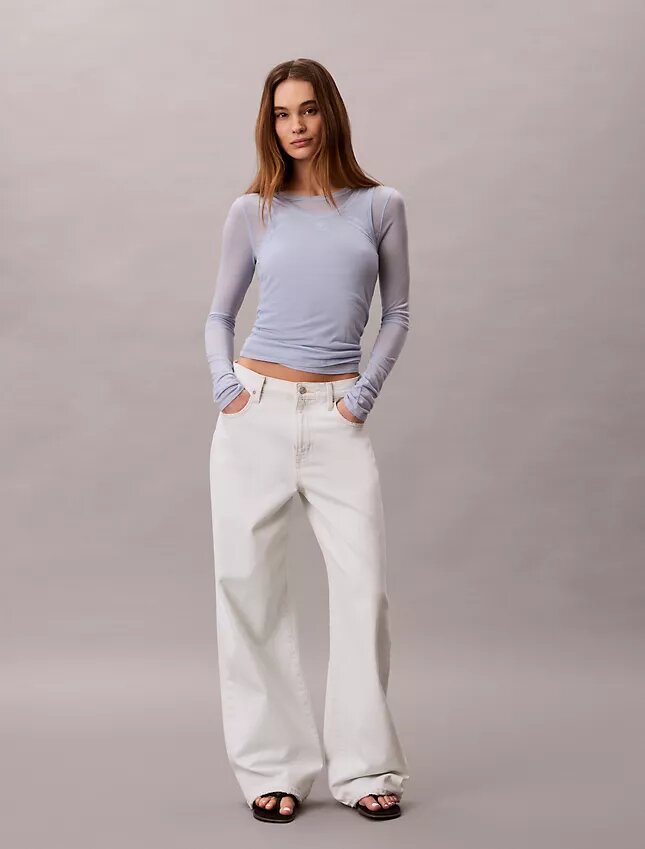 Jeans a gamba larga Jeans a gamba larga