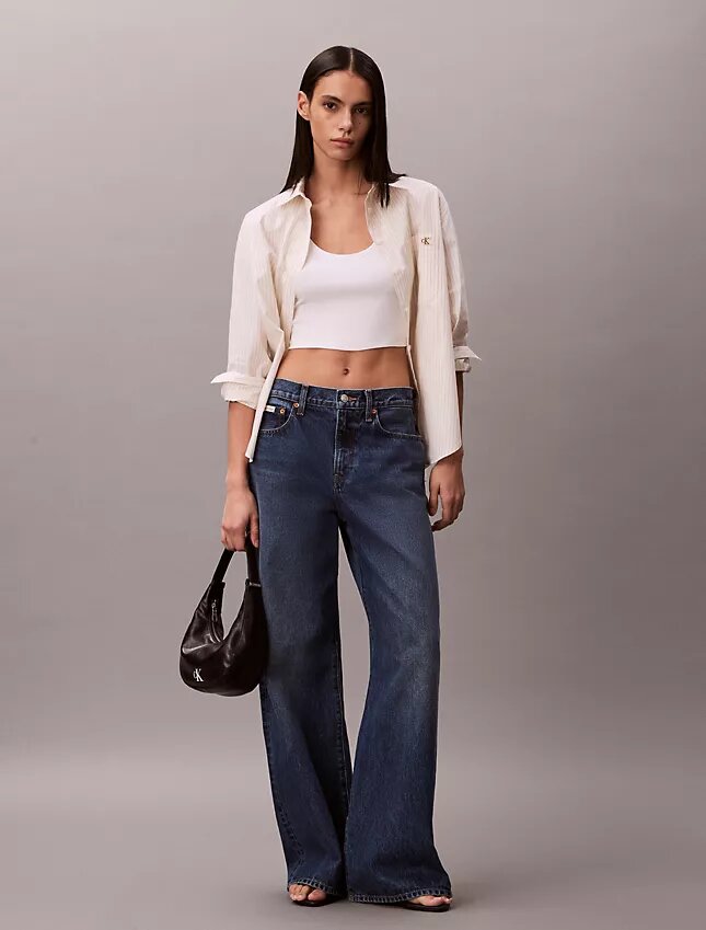 Jeans a gamba larga Jeans a gamba larga