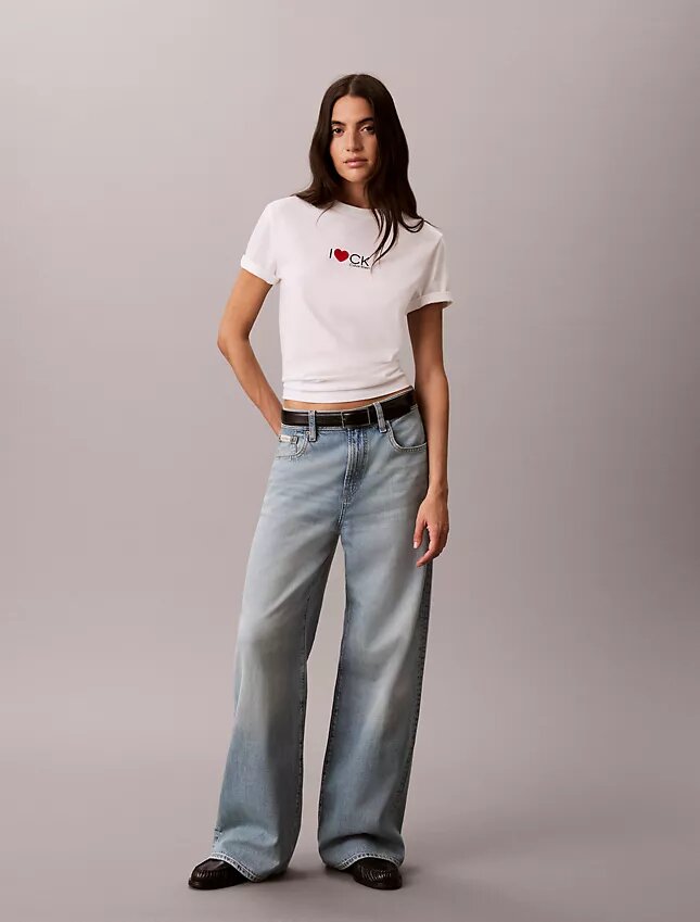 Jeans a gamba larga Jeans a gamba larga