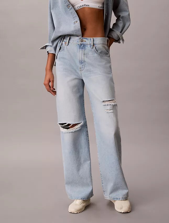 Jeans a gamba larga Jeans a gamba larga