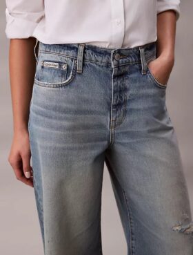 Jeans a gamba larga