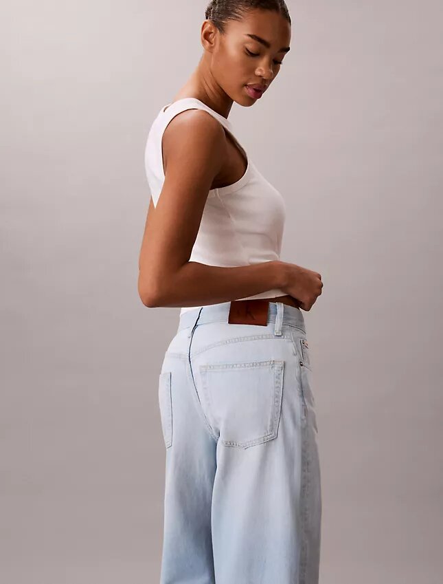 Jeans a gamba larga Jeans a gamba larga