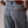 Jeans a gamba larga