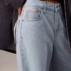 Jeans a gamba larga in misto lino Jeans a gamba larga in misto lino