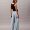 Jeans a gamba larga in misto lino Jeans a gamba larga in misto lino