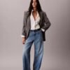 Jeans a gamba larga in misto lyocell Jeans a gamba larga in misto lyocell