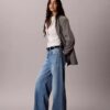 Jeans a gamba larga in misto lyocell Jeans a gamba larga in misto lyocell
