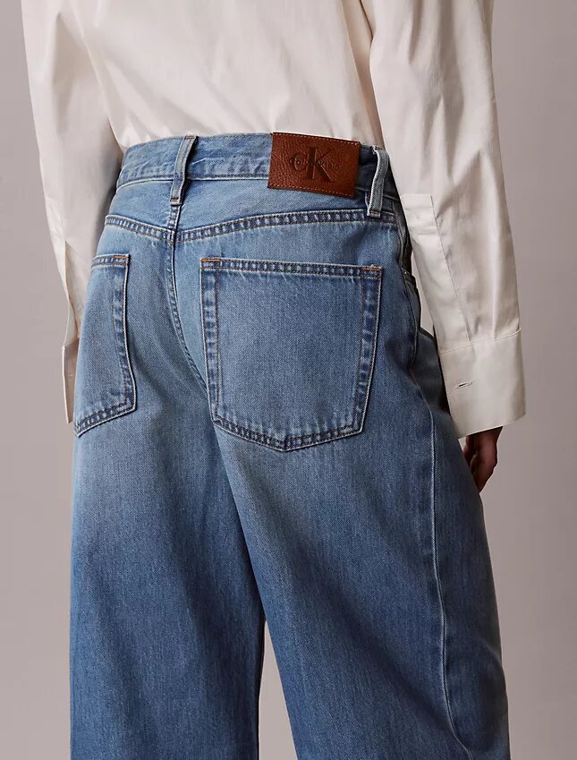 Jeans a gamba larga in misto lyocell Jeans a gamba larga in misto lyocell