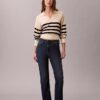 Jeans a vita alta, cropped e svasati Jeans a vita alta, cropped e svasati