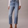 Jeans a vita alta, cropped e svasati Jeans a vita alta, cropped e svasati