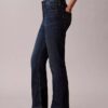 Jeans a vita alta, cropped e svasati Jeans a vita alta, cropped e svasati