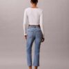 Jeans a vita alta, cropped e svasati Jeans a vita alta, cropped e svasati
