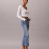 Jeans a vita alta, cropped e svasati Jeans a vita alta, cropped e svasati