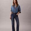 Jeans a vita alta e gamba dritta Jeans a vita alta e gamba dritta