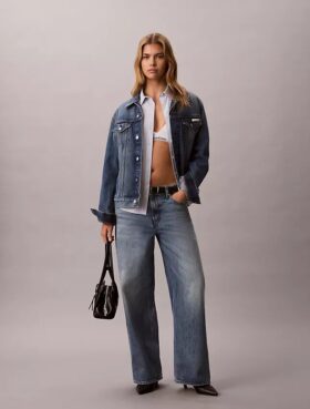 Jeans baggy a vita bassa